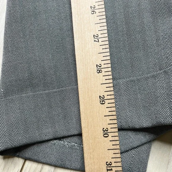 Ralph Lauren Polo Golf Herringbone Silk Cotton Pants Gray Men's Size 34x30 VTG